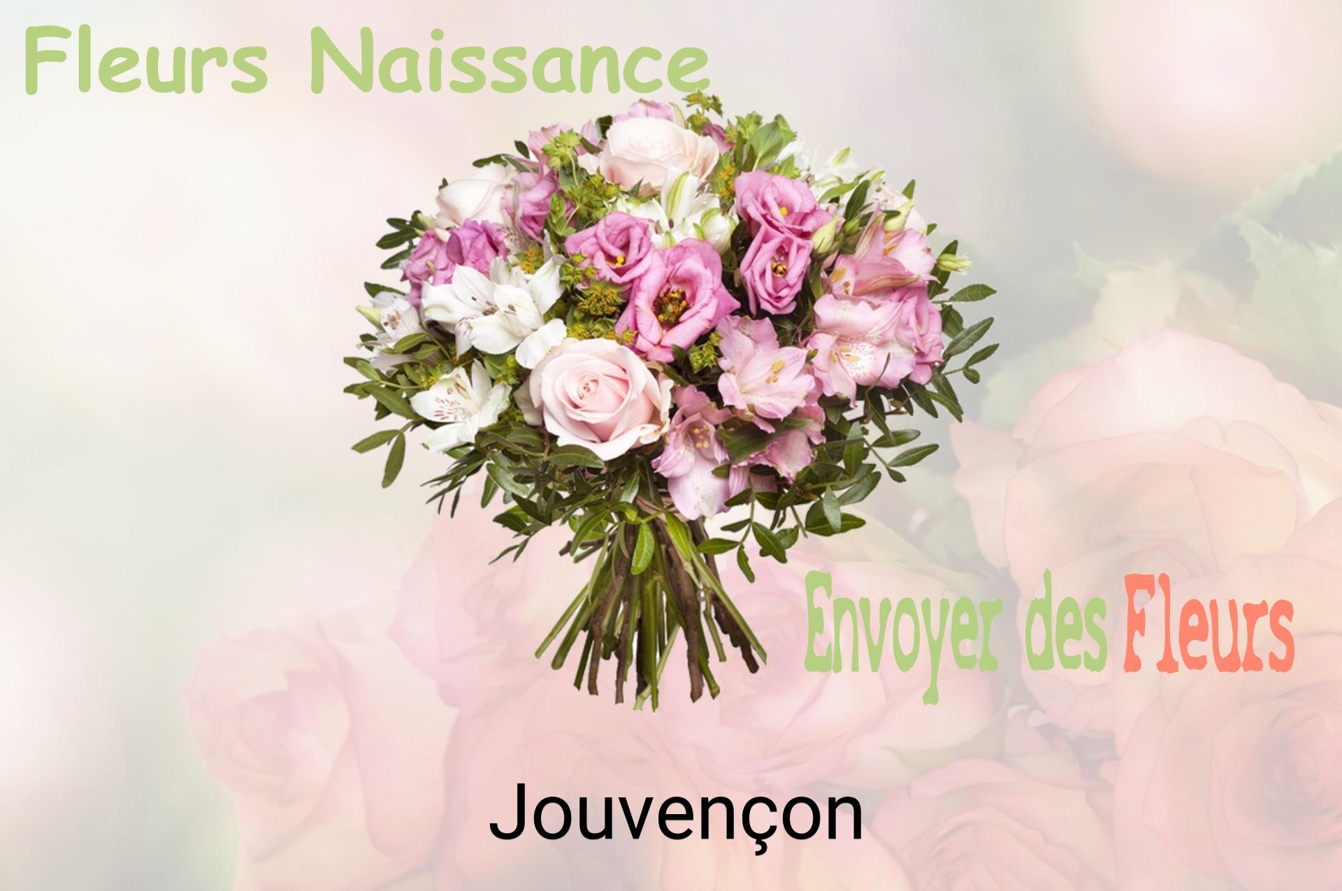 Bouquet de fleurs de naissance livré à Jouvençon